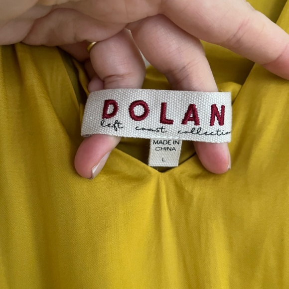 Anthropologie yellow maxi tie dress - Picture 4 of 8